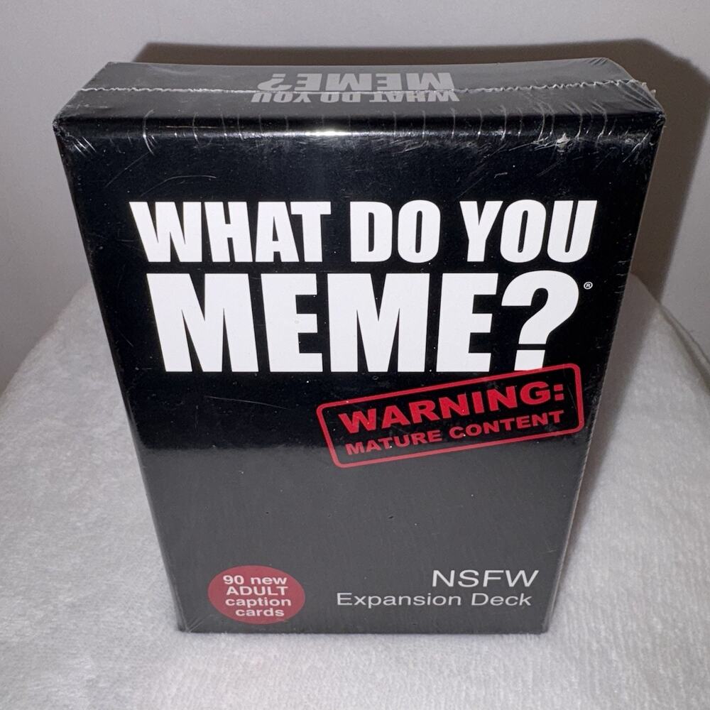 What Do You Meme? Adult Party Game NSFW Expansion Deck Fun Sealed NEW